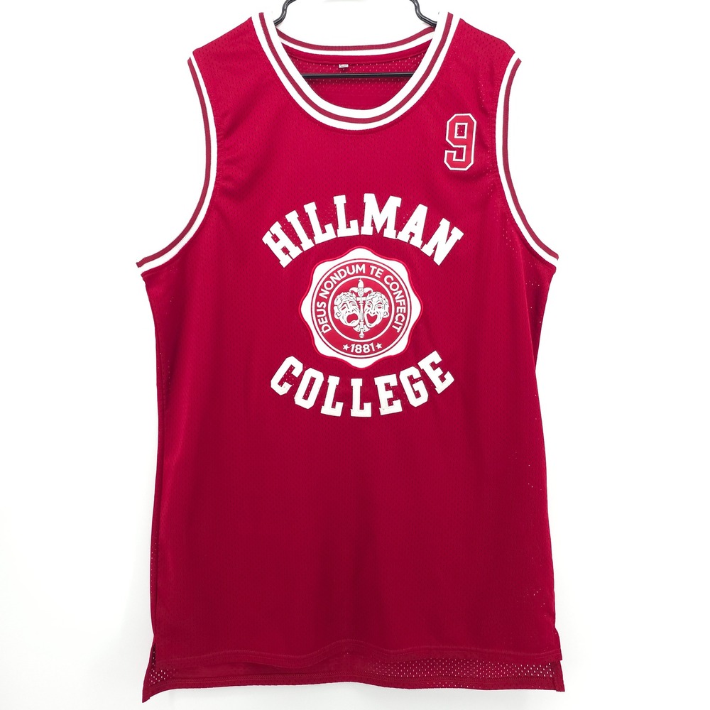Hillman College Dwayne Wayne Men Basketball Jersey 2XL Burgundy 90s TV Throwback